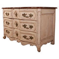 18th Century French Serpentine Commode/ Chest of Drawers