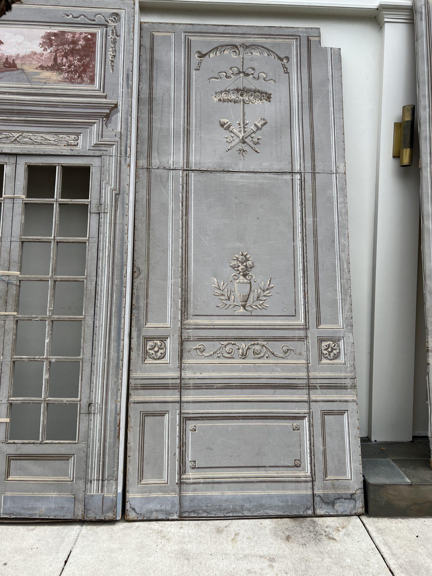 Set di 6 pannelli da teatro Luigi XVI del XVIII secolo in Francia in vendita 1