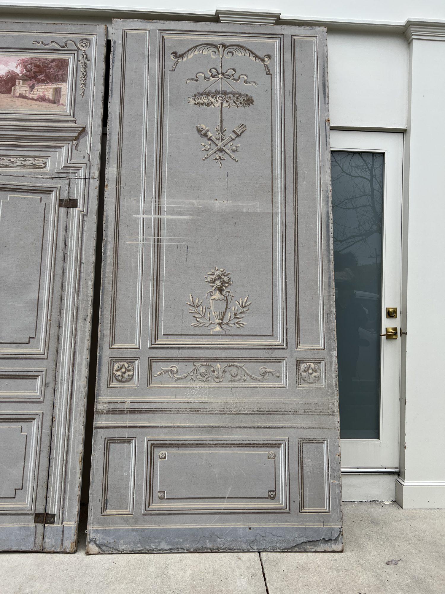 Set di 6 pannelli da teatro Luigi XVI del XVIII secolo in Francia in vendita 2