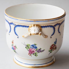 18th Century French Sevres Porcelain Wine Cooler or Seau À Bouteille
