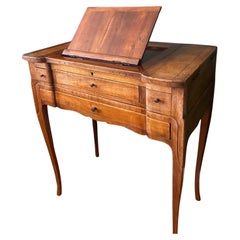 18th century French side table dressing table Louis XVI  style marble top vanity