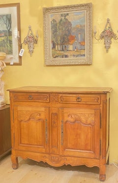 18th Century French Solid Cherry Wood Buffett