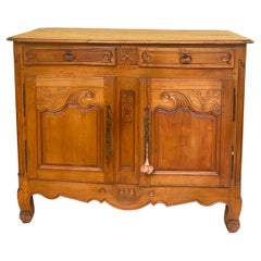 18th Century French Solid Cherry Wood Buffett