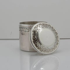 18th Century French Sterling Silver "Boite De Toilette"