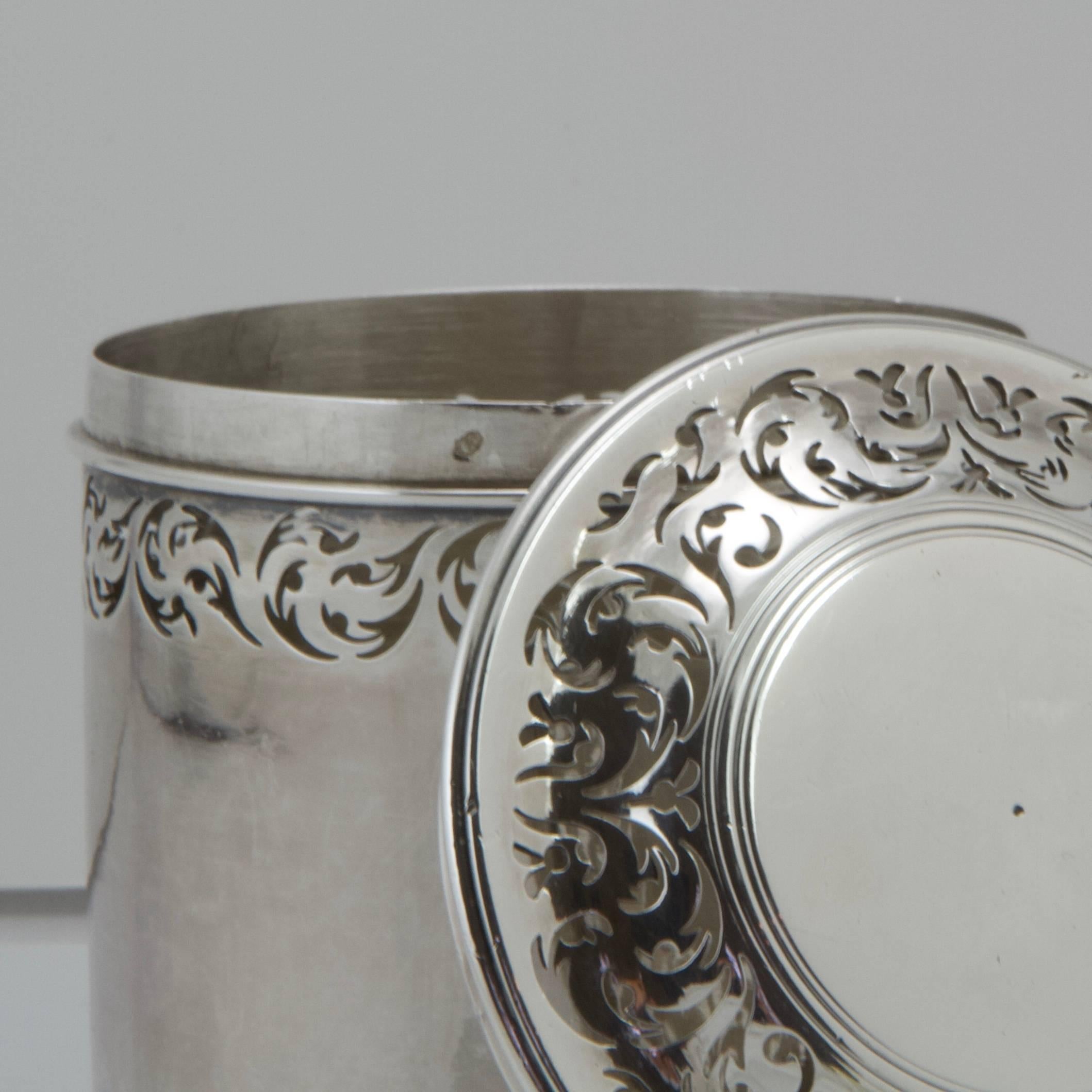 Louis XVI 18th Century French Sterling Silver 