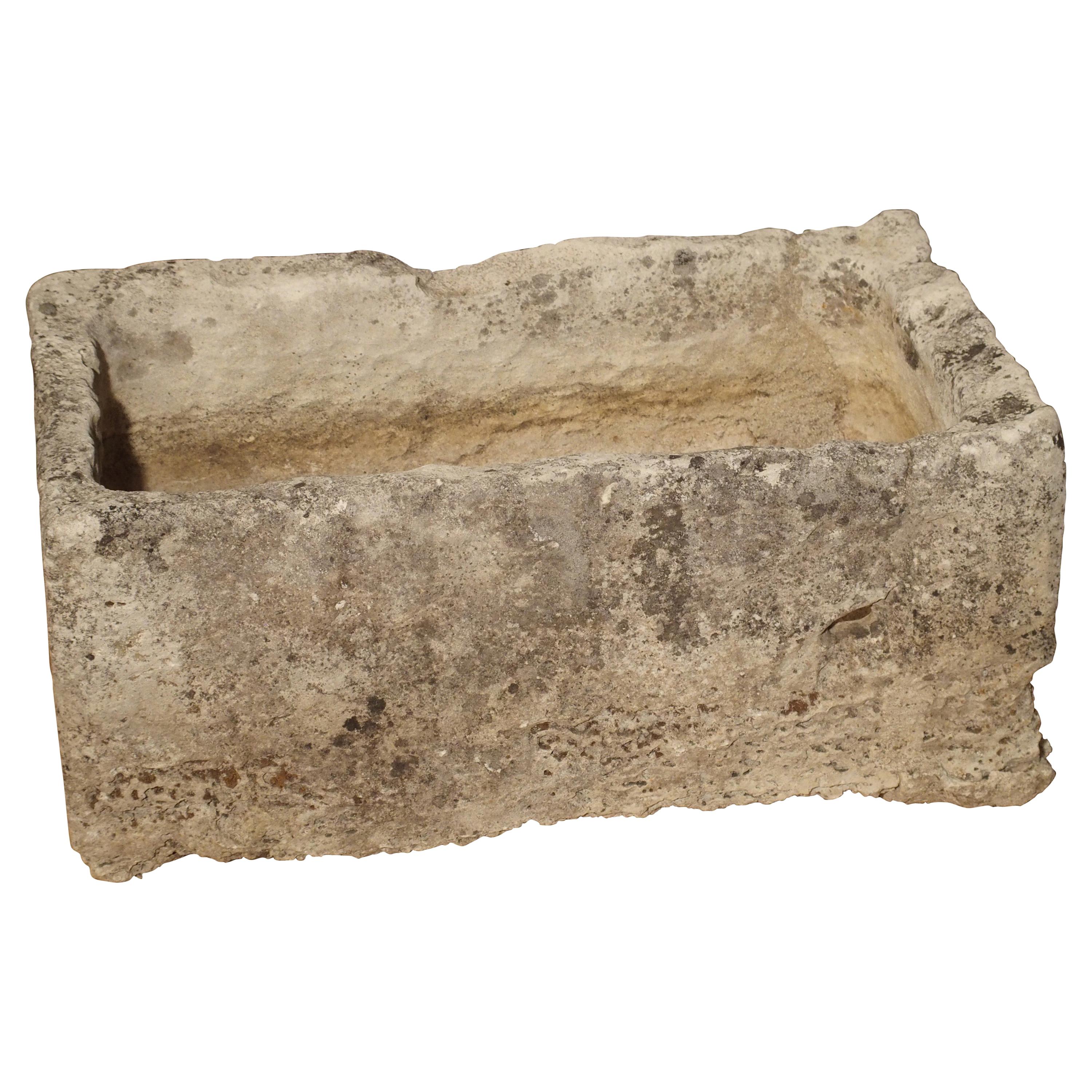 18th Century French Stone Farmhouse Trough