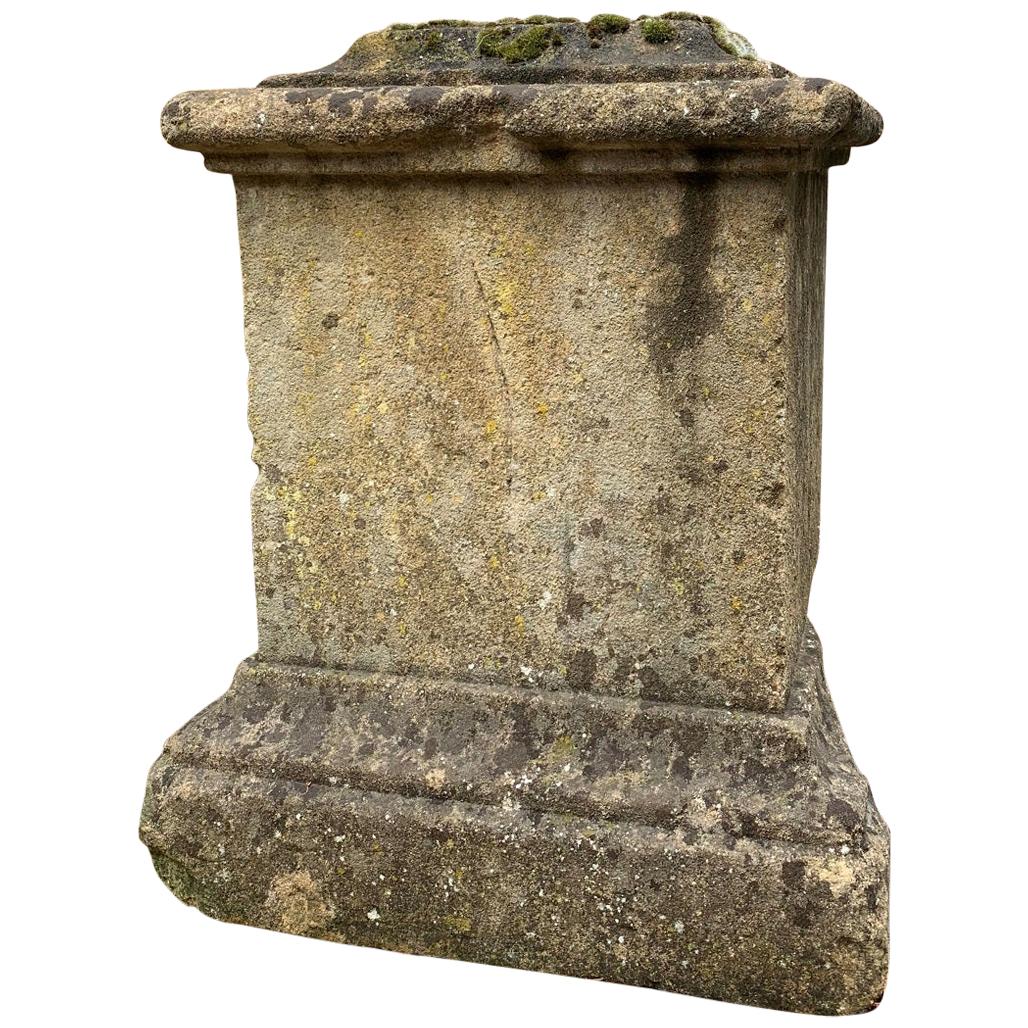 18th Century French Stone Pedestal
