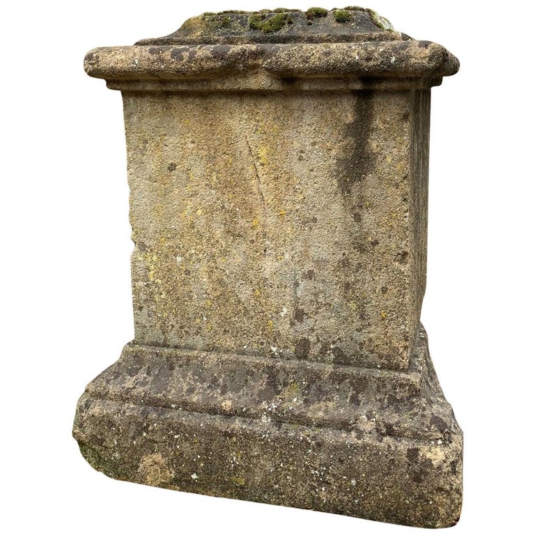 18th Century French Stone Pedestal For Sale at 1stDibs