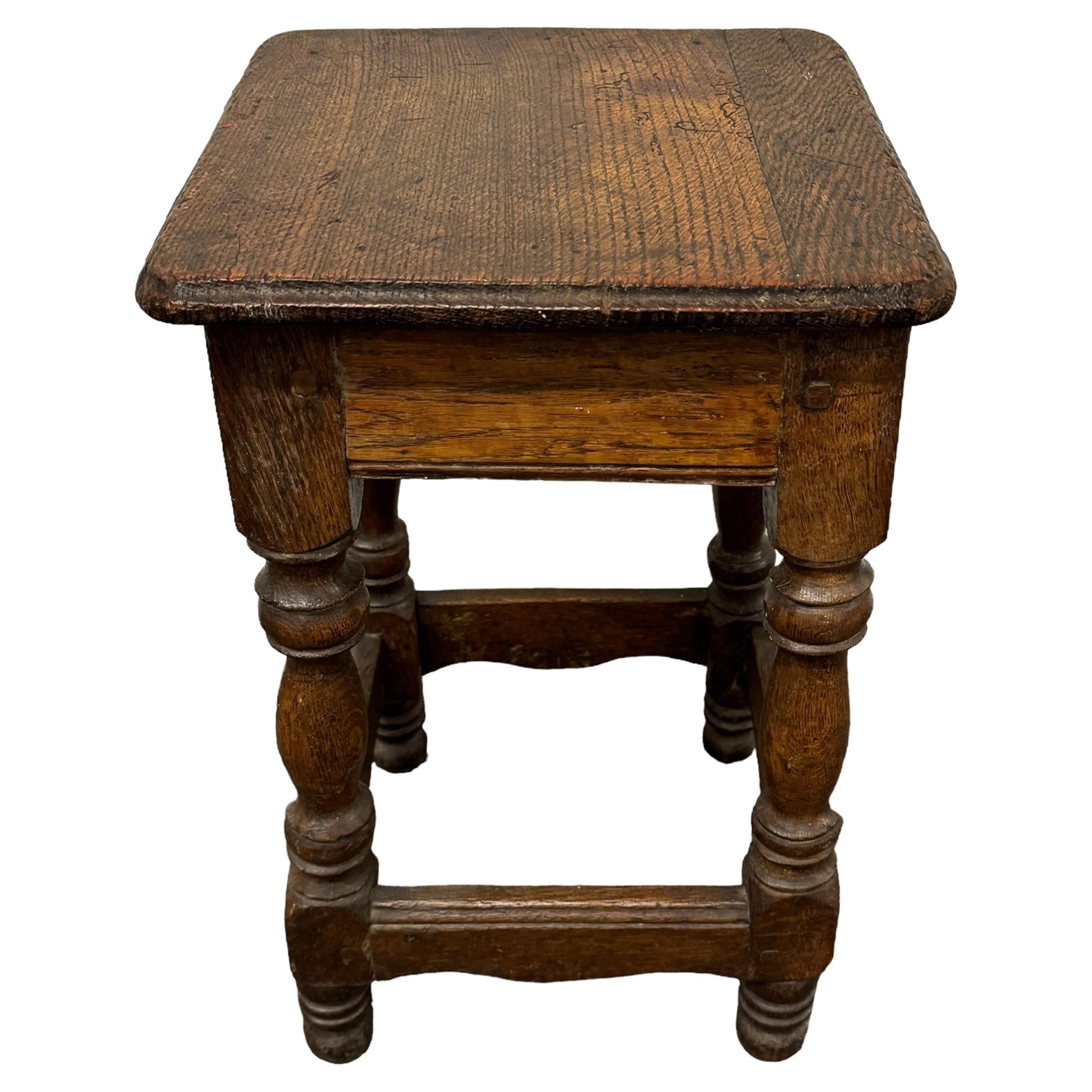 18th Century French Stool For Sale