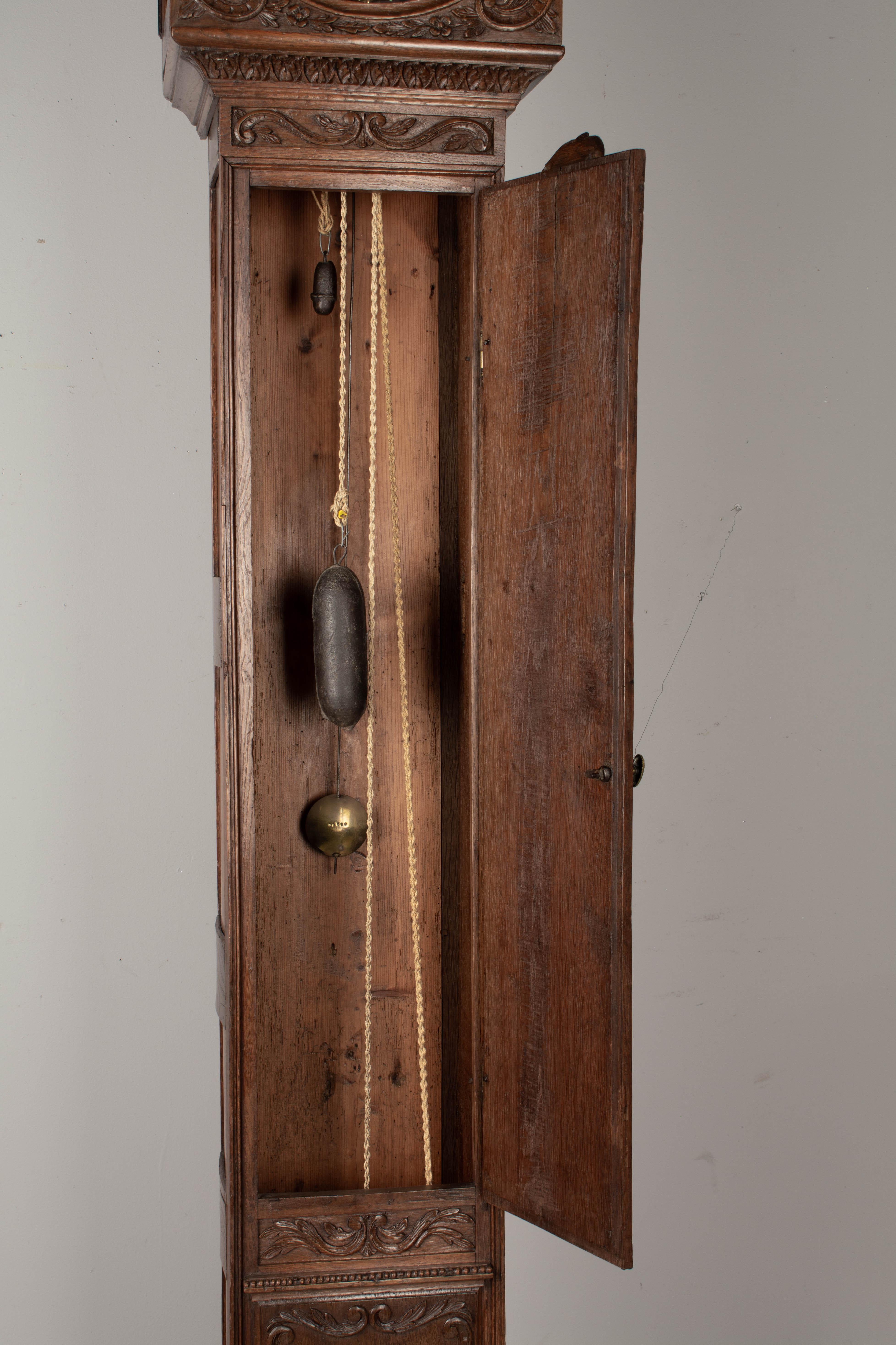 18th Century French Tall Case Clock In Good Condition In Winter Park, FL