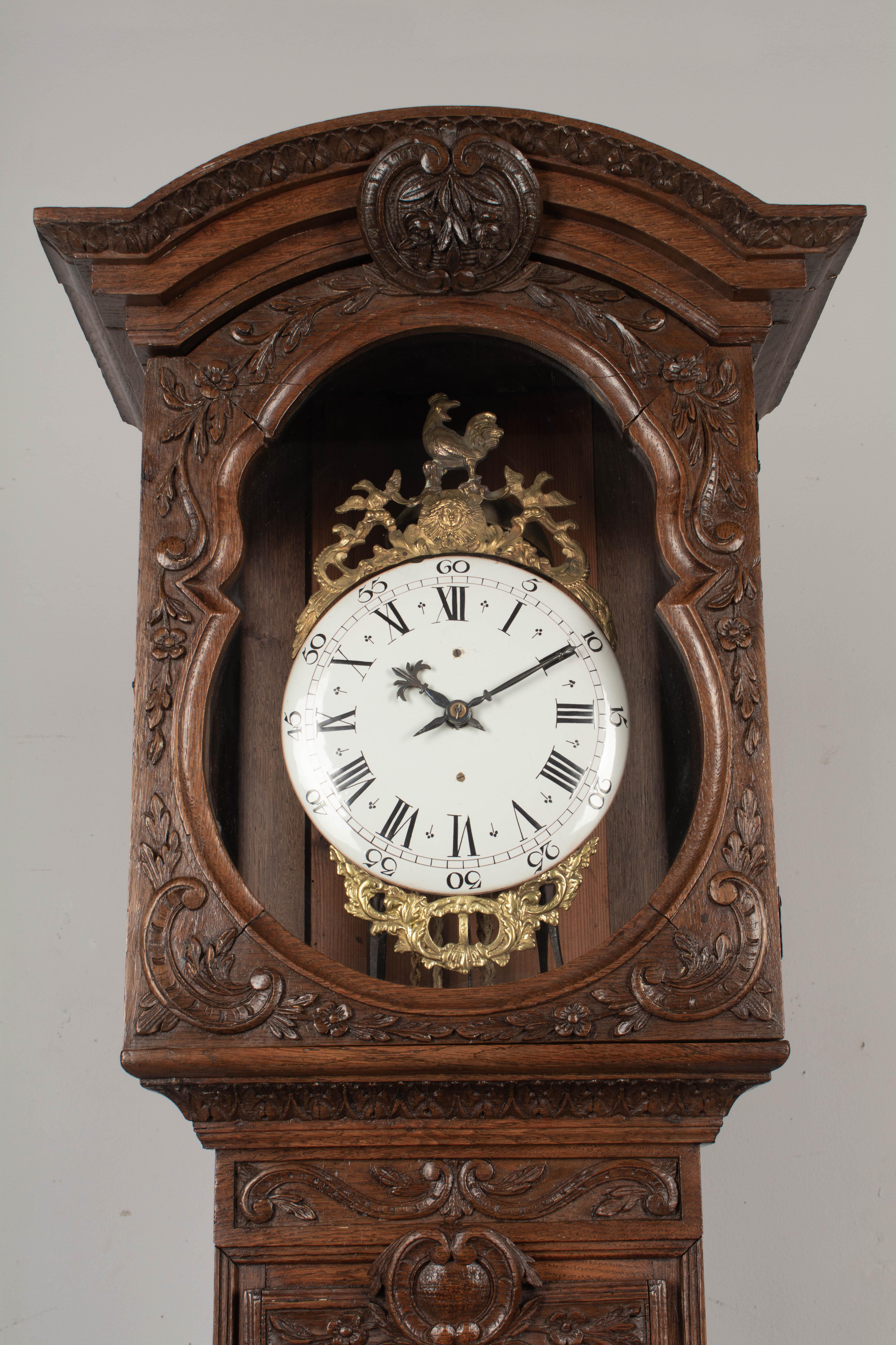 18th Century and Earlier 18th Century French Tall Case Clock