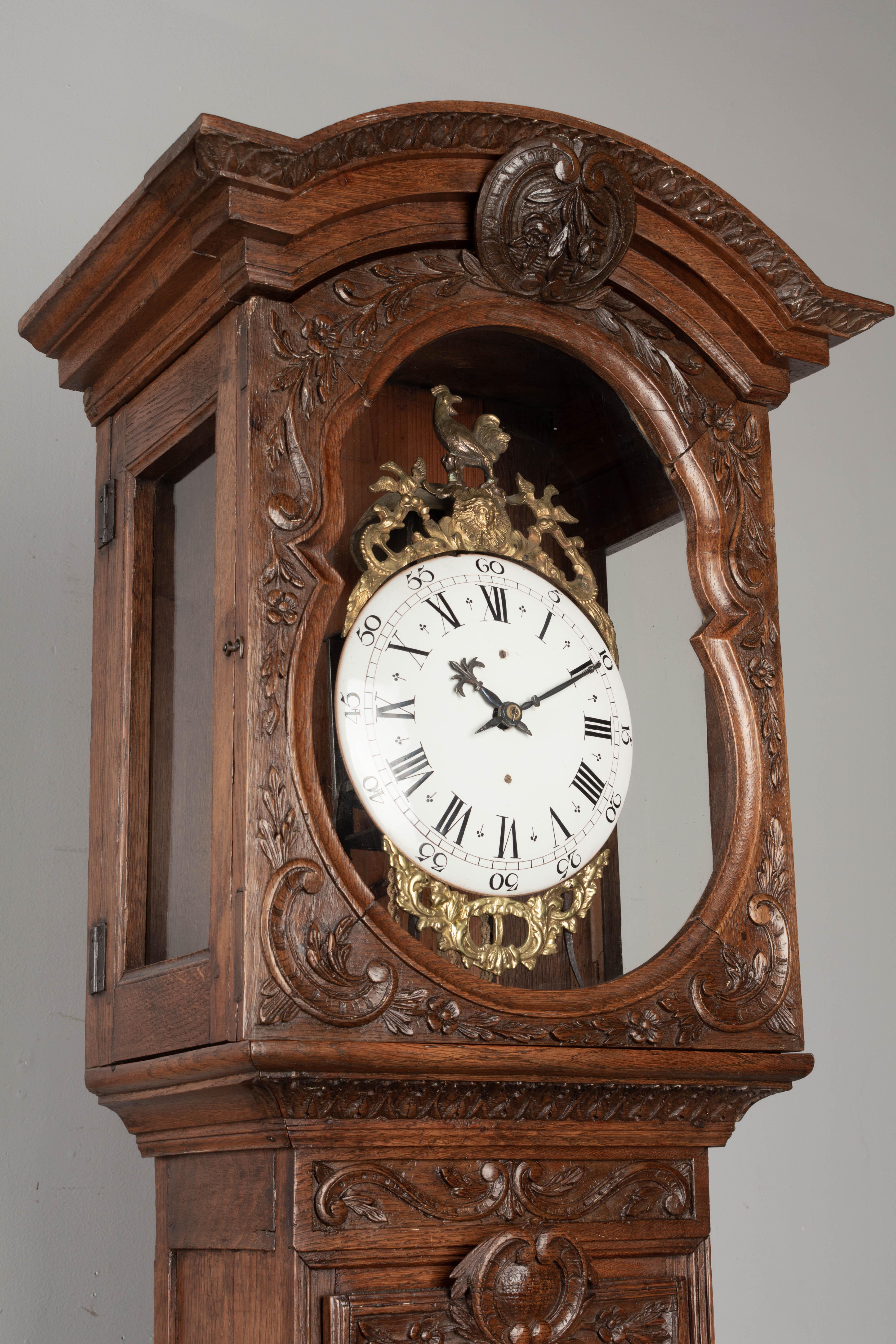 18th Century French Tall Case Clock 1