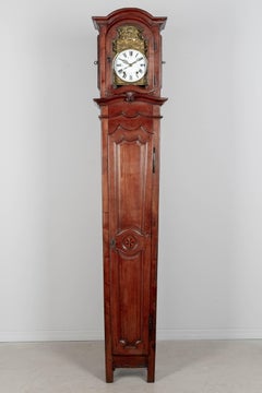 18th Century French Tall Case Clock or Horloge De Parquet