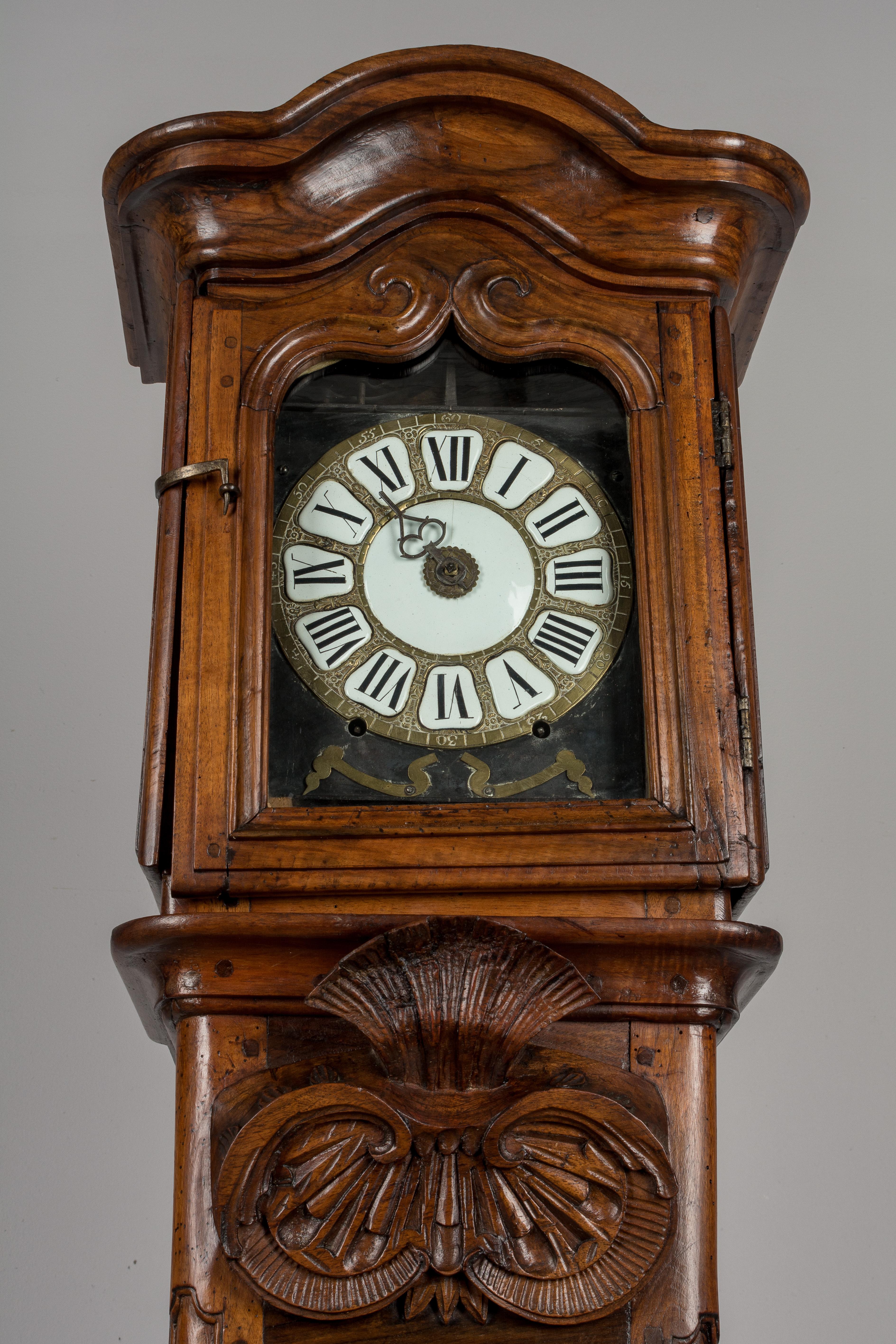 18th Century French Tall Case Clock or Horloge De Parquet 2