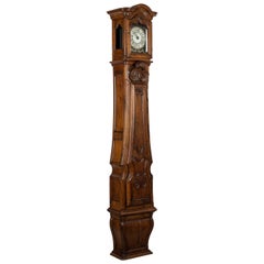 18th Century French Tall Case Clock or Horloge De Parquet