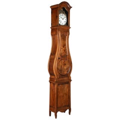 18th Century French Tall Case Clock or Horloge De Parquet