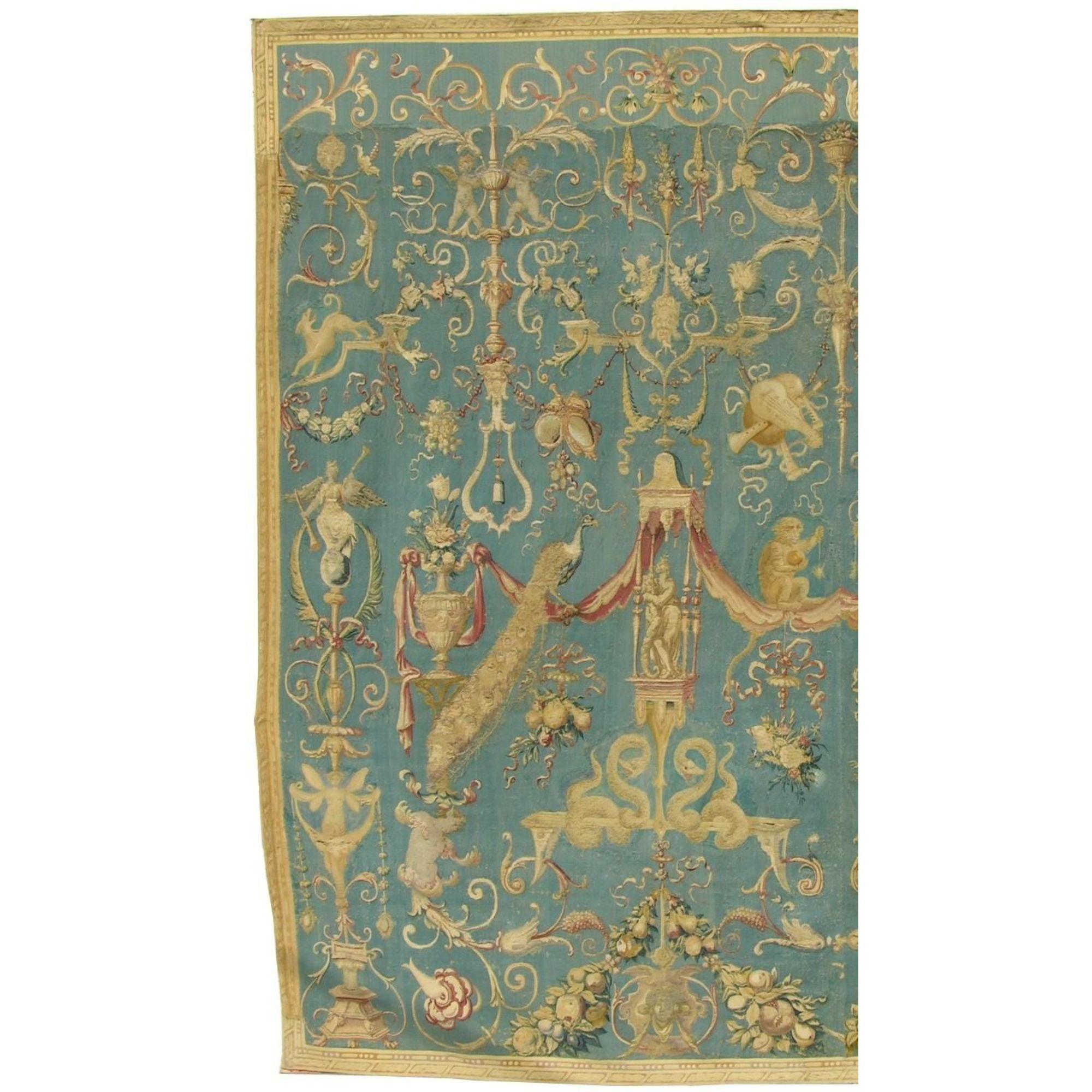French Provincial 18th Century French Tapestry 11'4