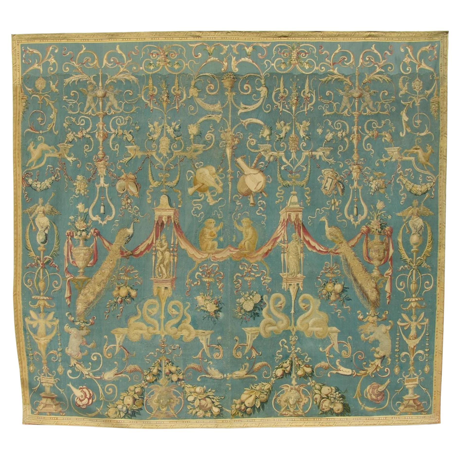18th Century French Tapestry 11'4" X 10'2"