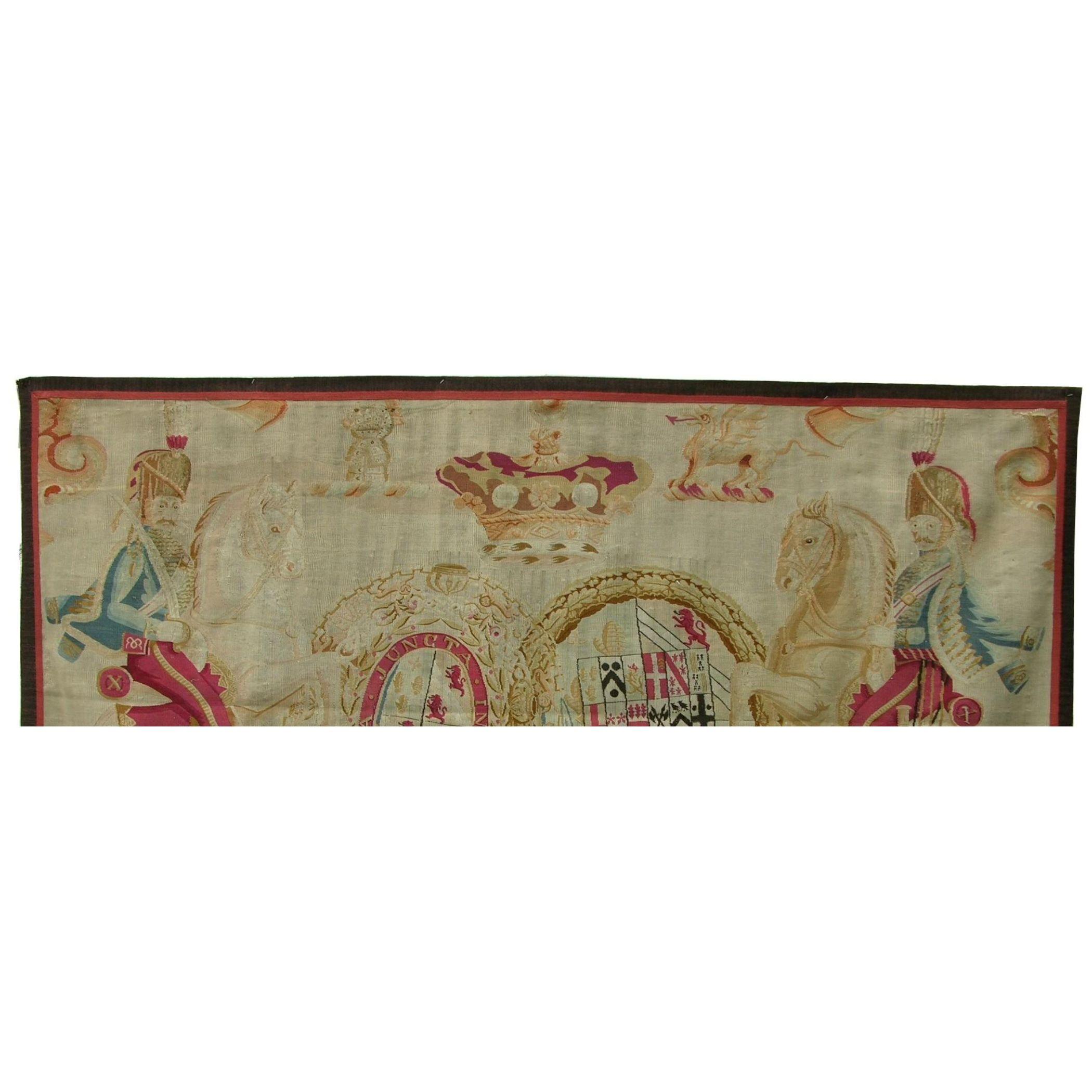 18. Jahrhundert Französisch Wandteppich 4'7