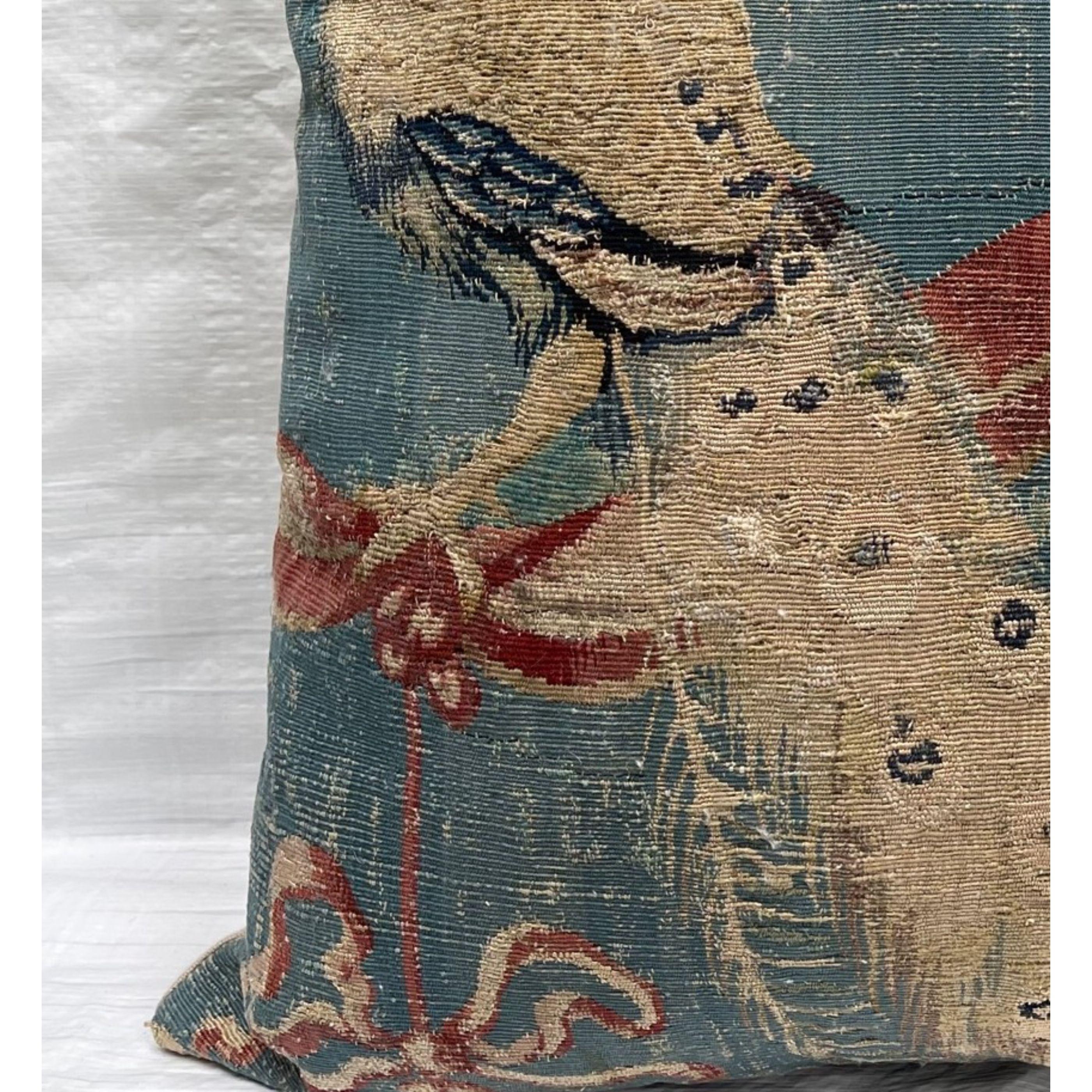 18th Century French Tapestry Pillow - 17