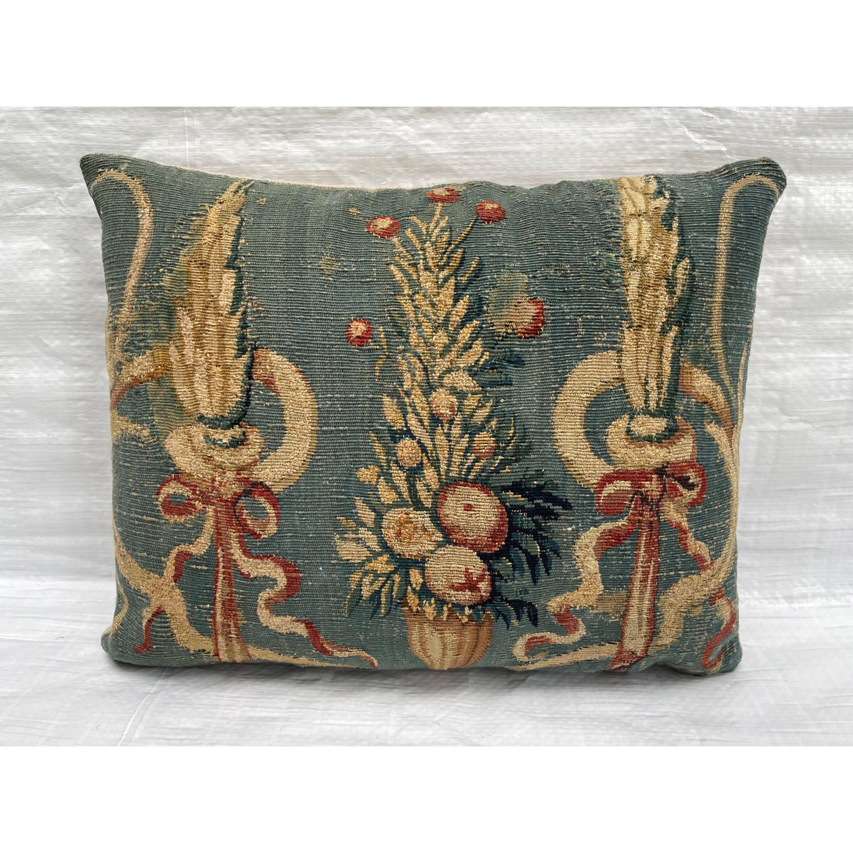 Empire 18th Century French Tapestry Pillow For Sale
