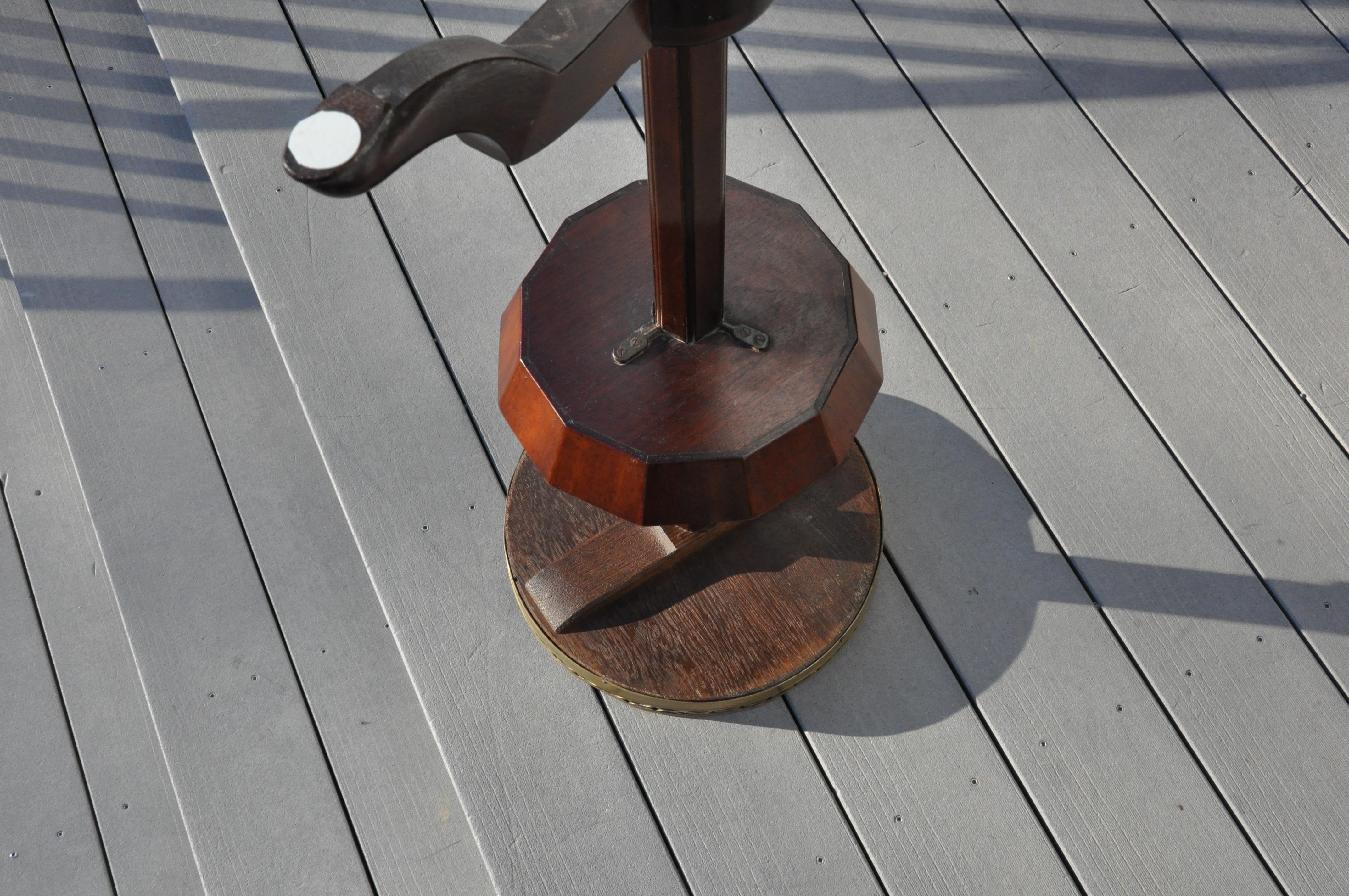 18th Century French Telescoping Marbletop Candlestand or Martini Table 2