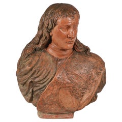 18th Century French Terracotta Bust