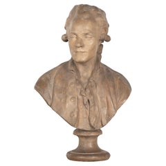 18th Century French Terracotta Bust of a Gentleman
