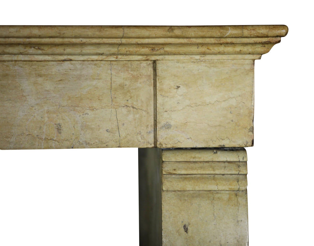 18th Century, French Timely Antique Fireplace Surround In Excellent Condition For Sale In Beervelde, BE