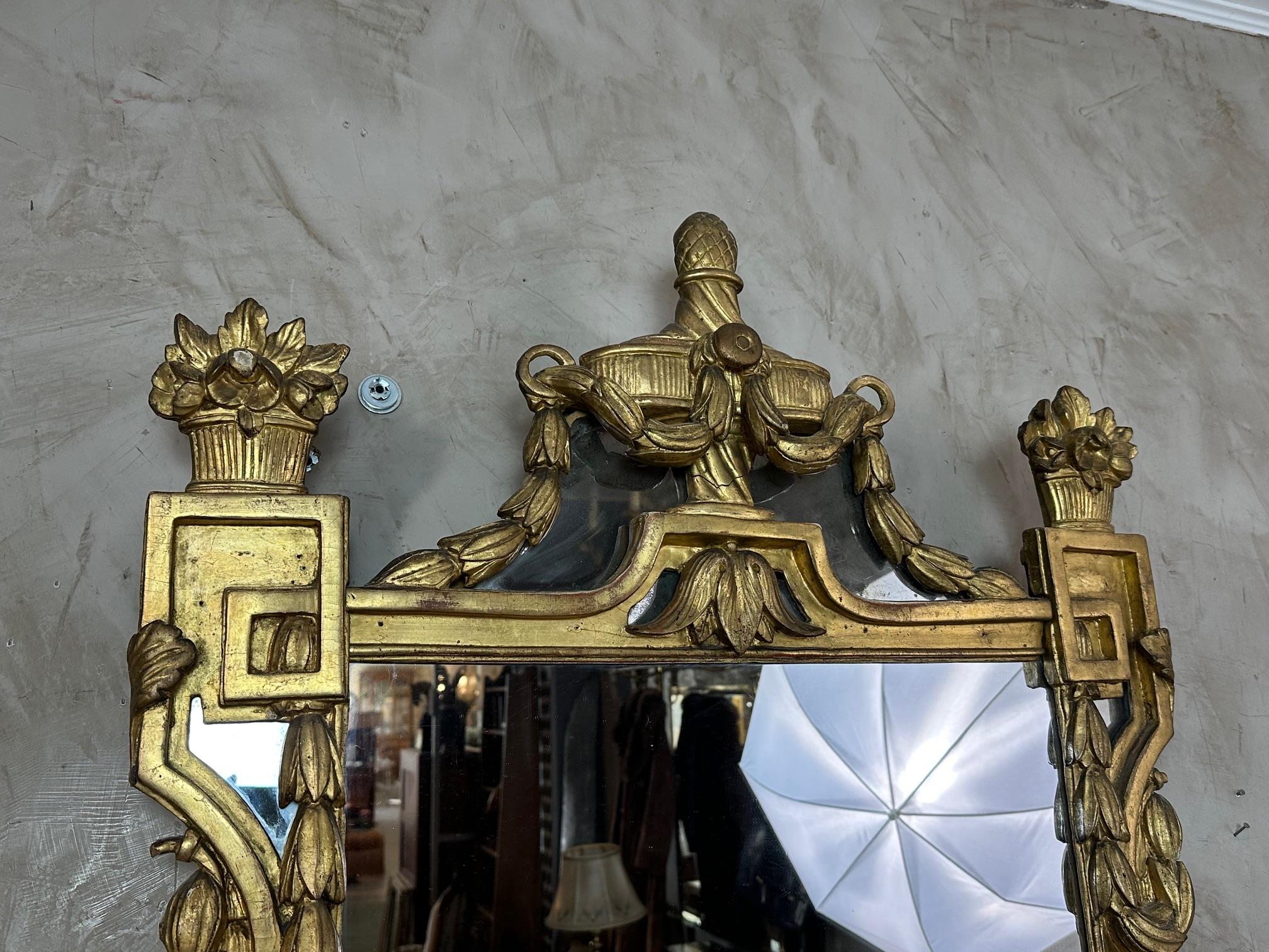 Milieu du XVIIIe siècle XVIIIe siècle Français Transition Louis XV, Louis XVI Miroir en vente