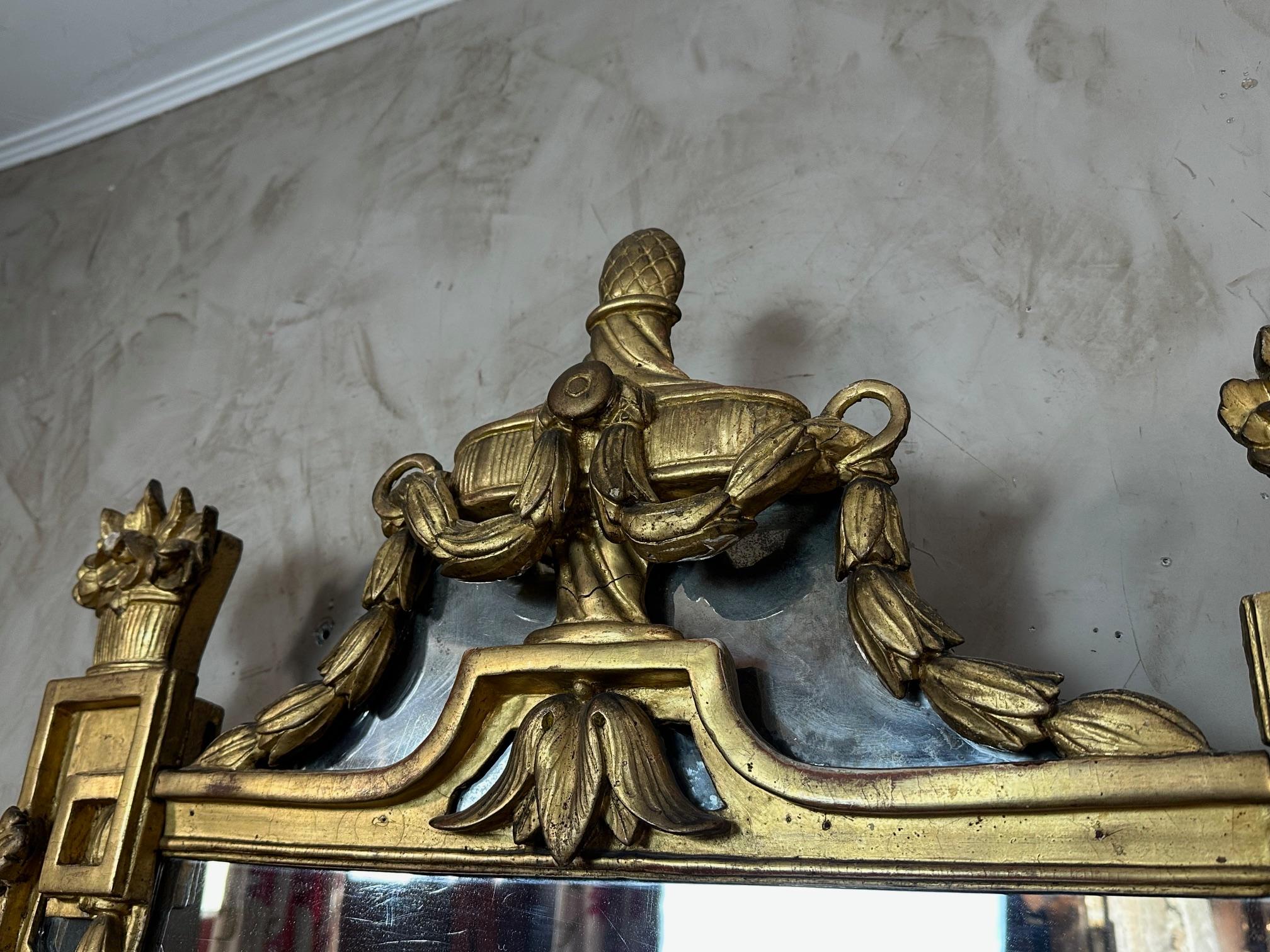 XVIIIe siècle Français Transition Louis XV, Louis XVI Miroir en vente 4