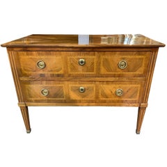 18th Century French Transitional Walnut Chest