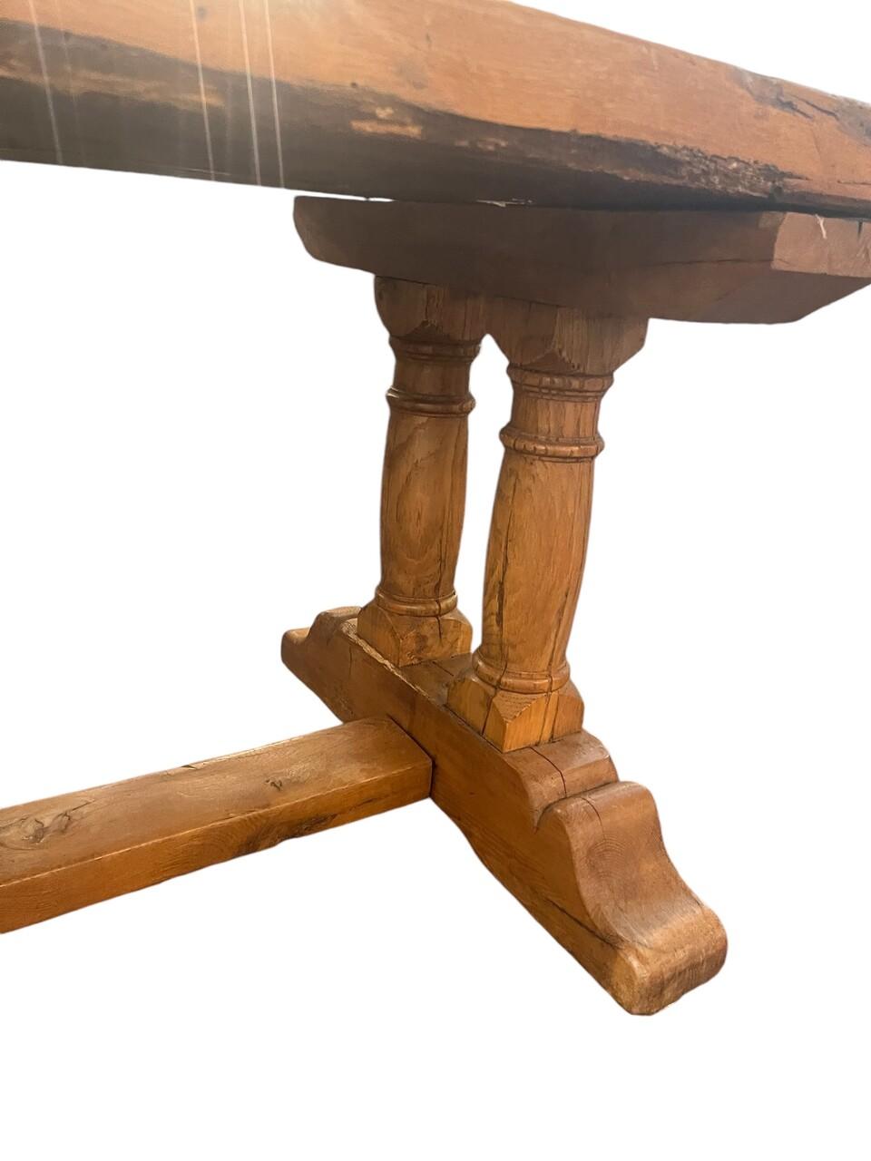 Table à tréteaux française du 18e siècle en vente 2