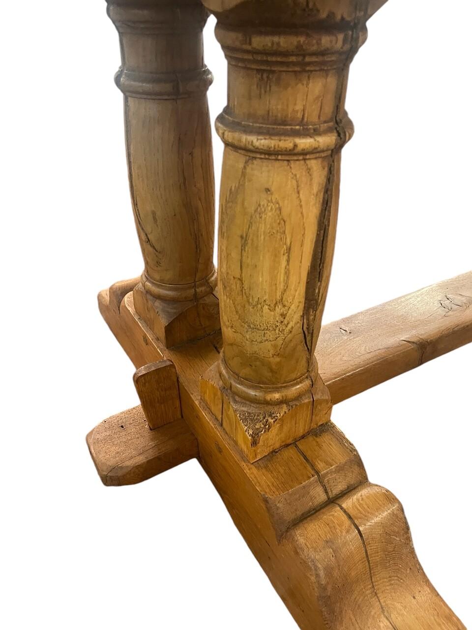 Table à tréteaux française du 18e siècle en vente 3