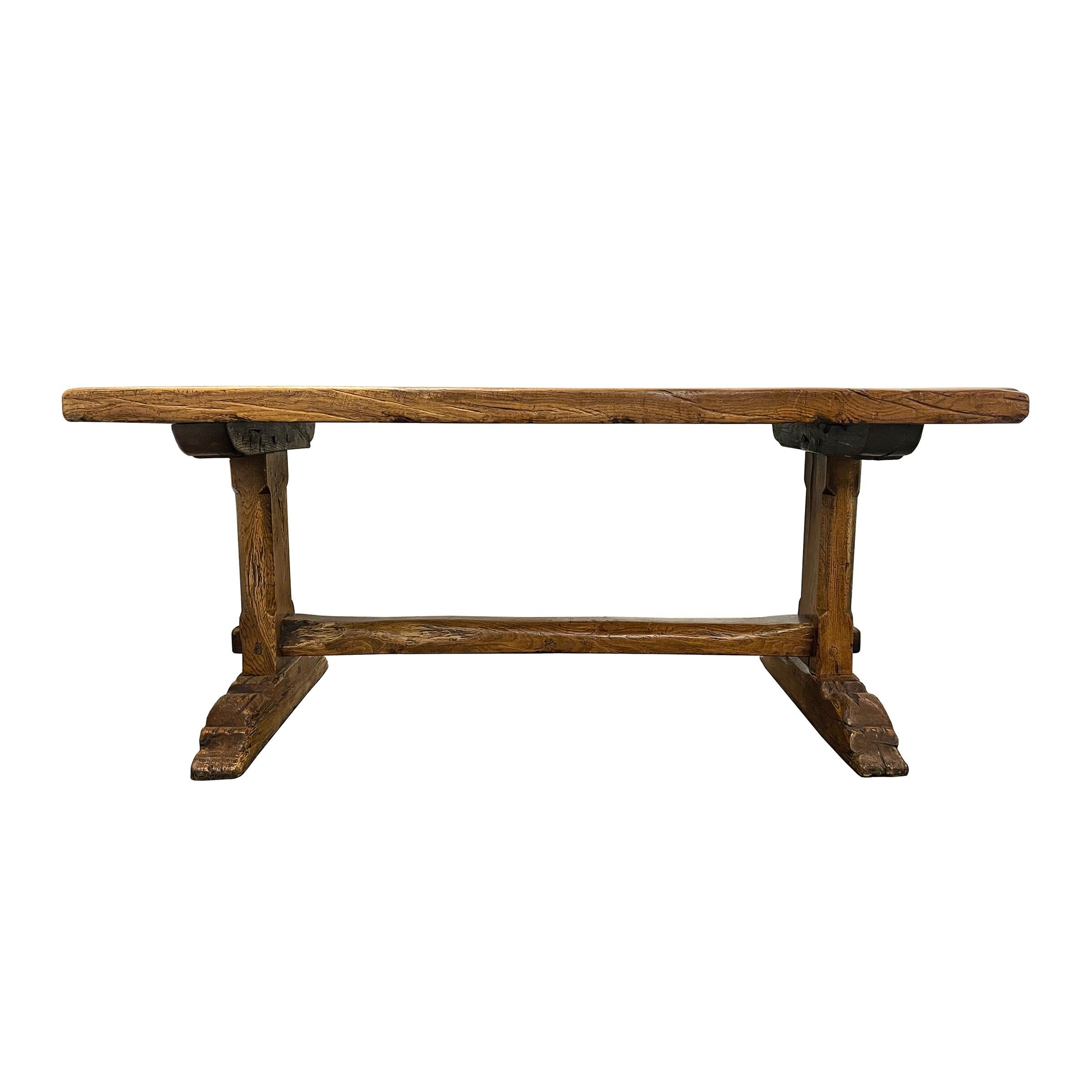 French Provincial 18th Century French Trestle Table For Sale