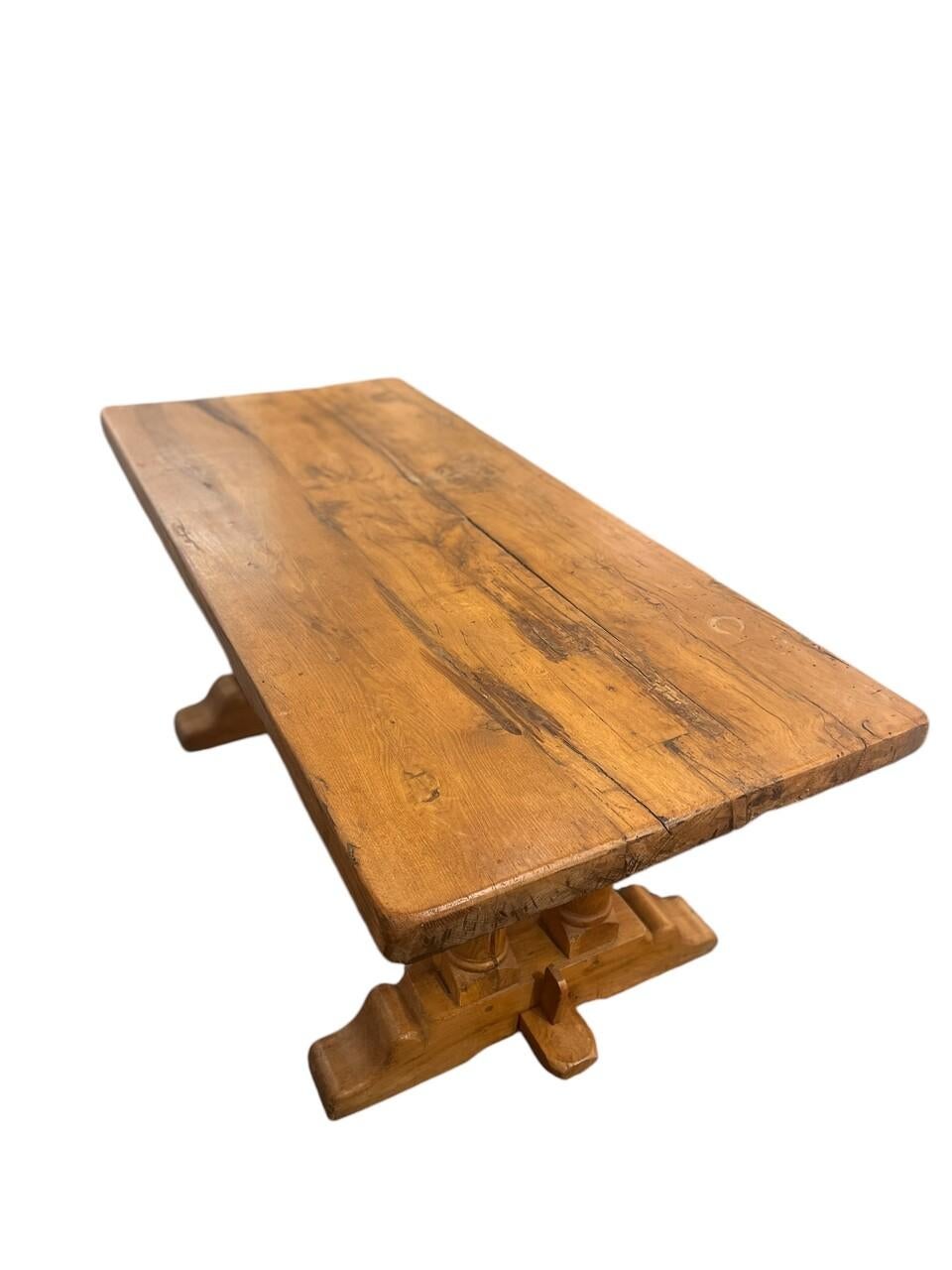 Provincial français Table à tréteaux française du 18e siècle en vente