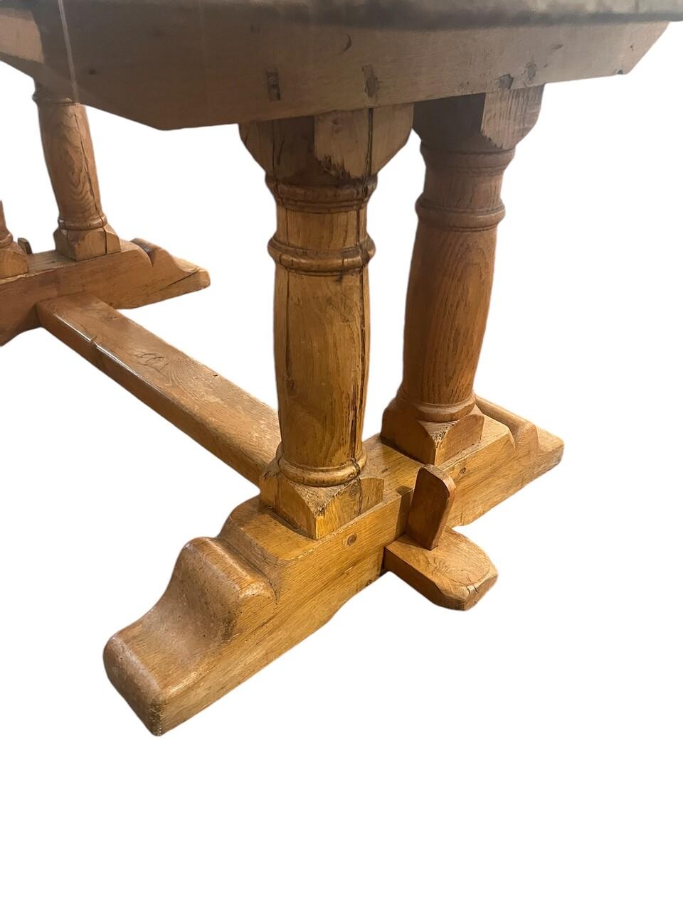 Table à tréteaux française du 18e siècle en vente 1