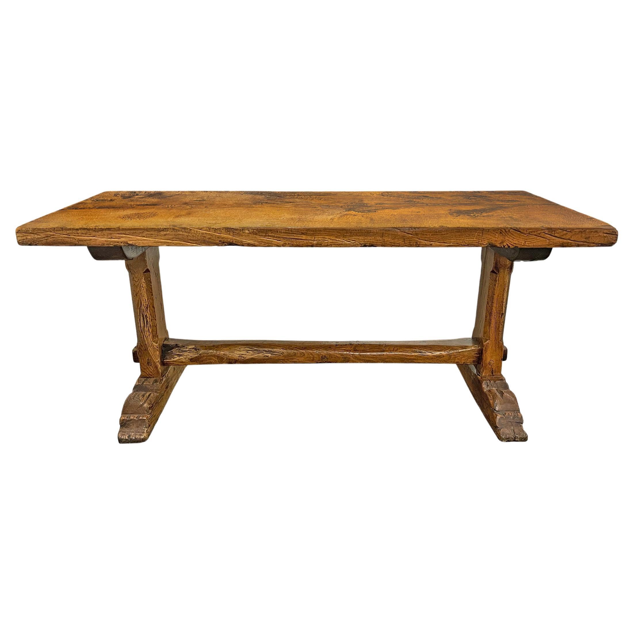 18th Century French Trestle Table For Sale
