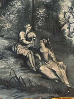 18th Century French Trumeau Mirror