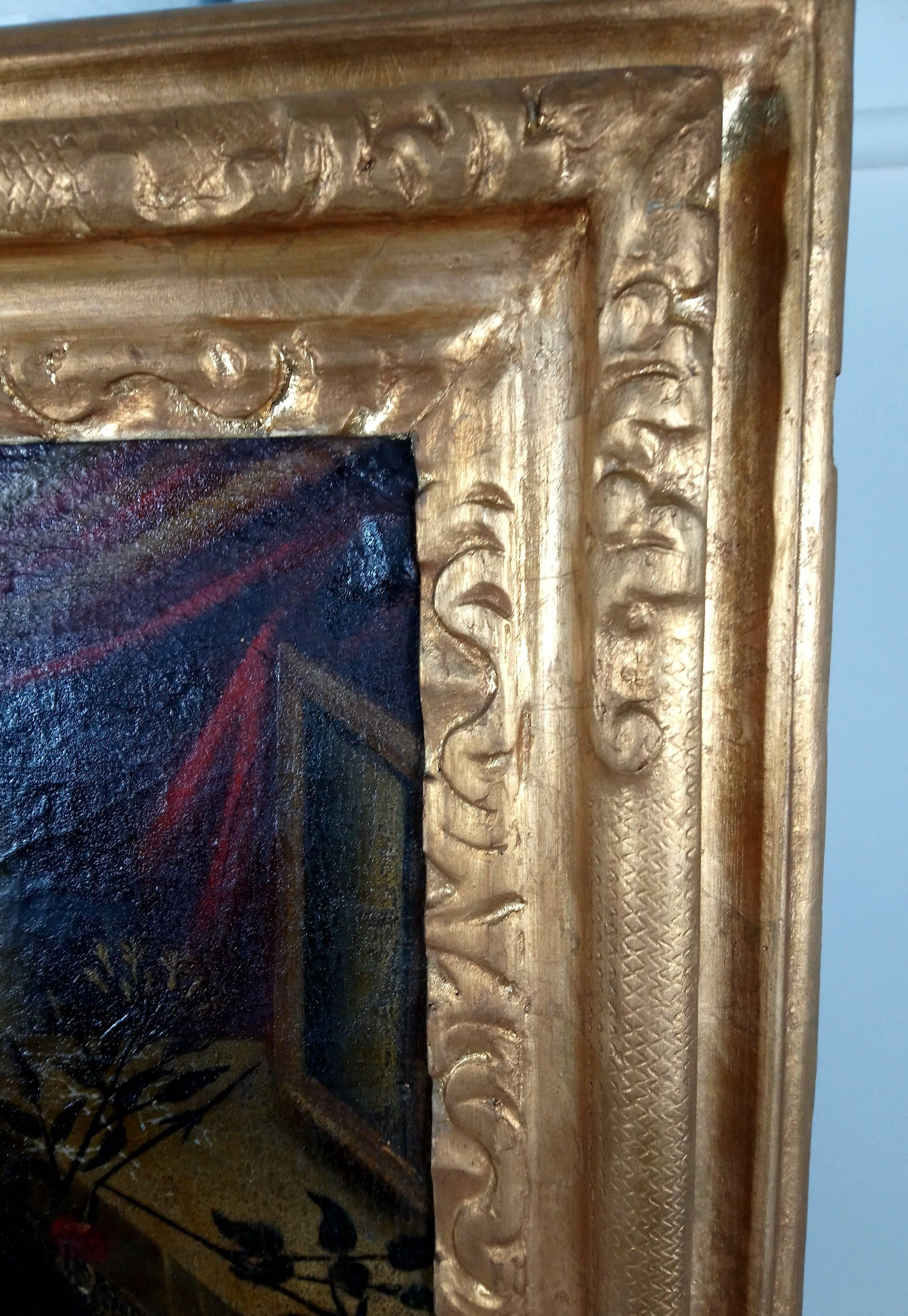 18th Century French Trumeau Wall Mirror 3