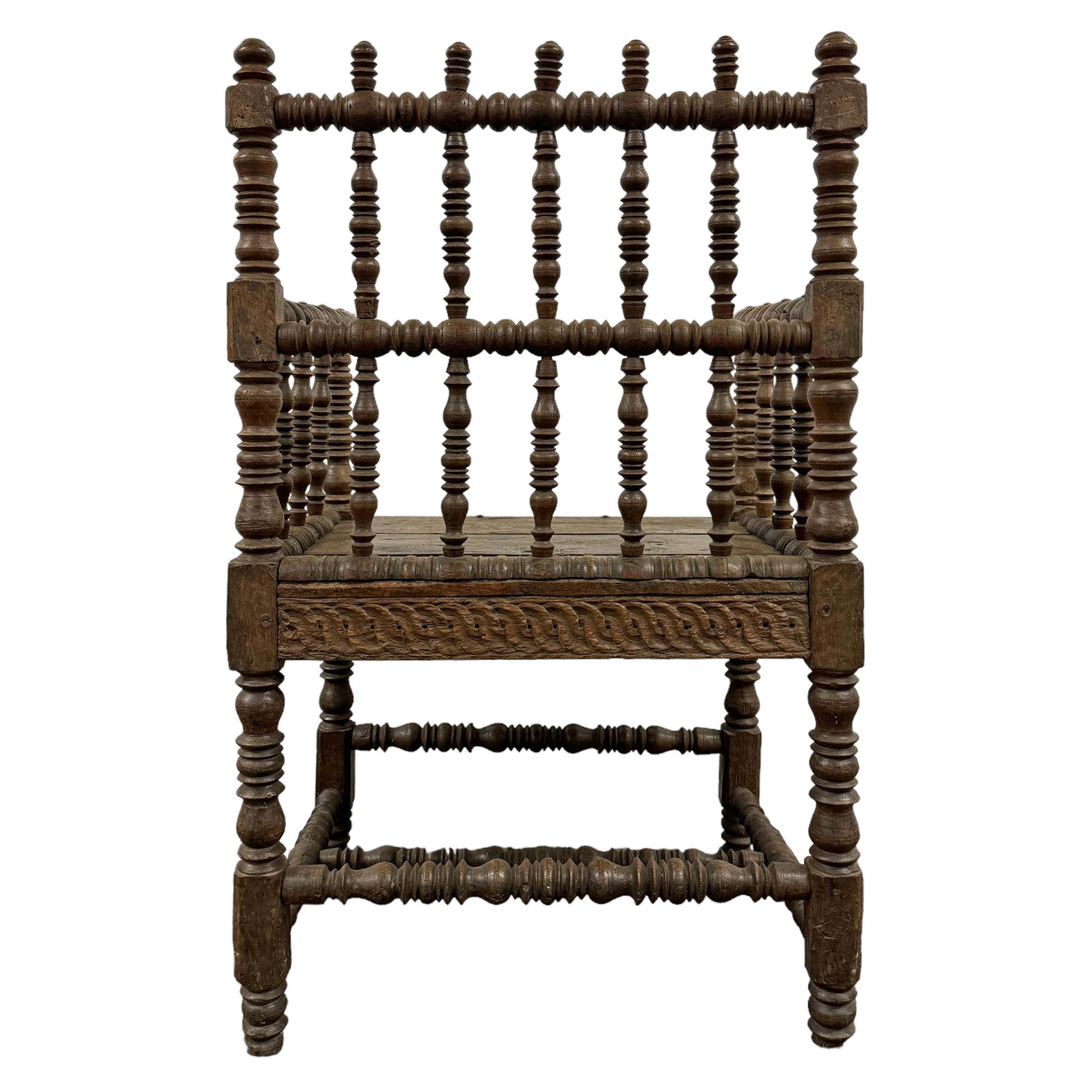 18th Century and Earlier 18th Century French Turner's Chair For Sale