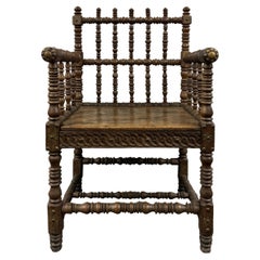 Antique 18th Century French Turner's Chair