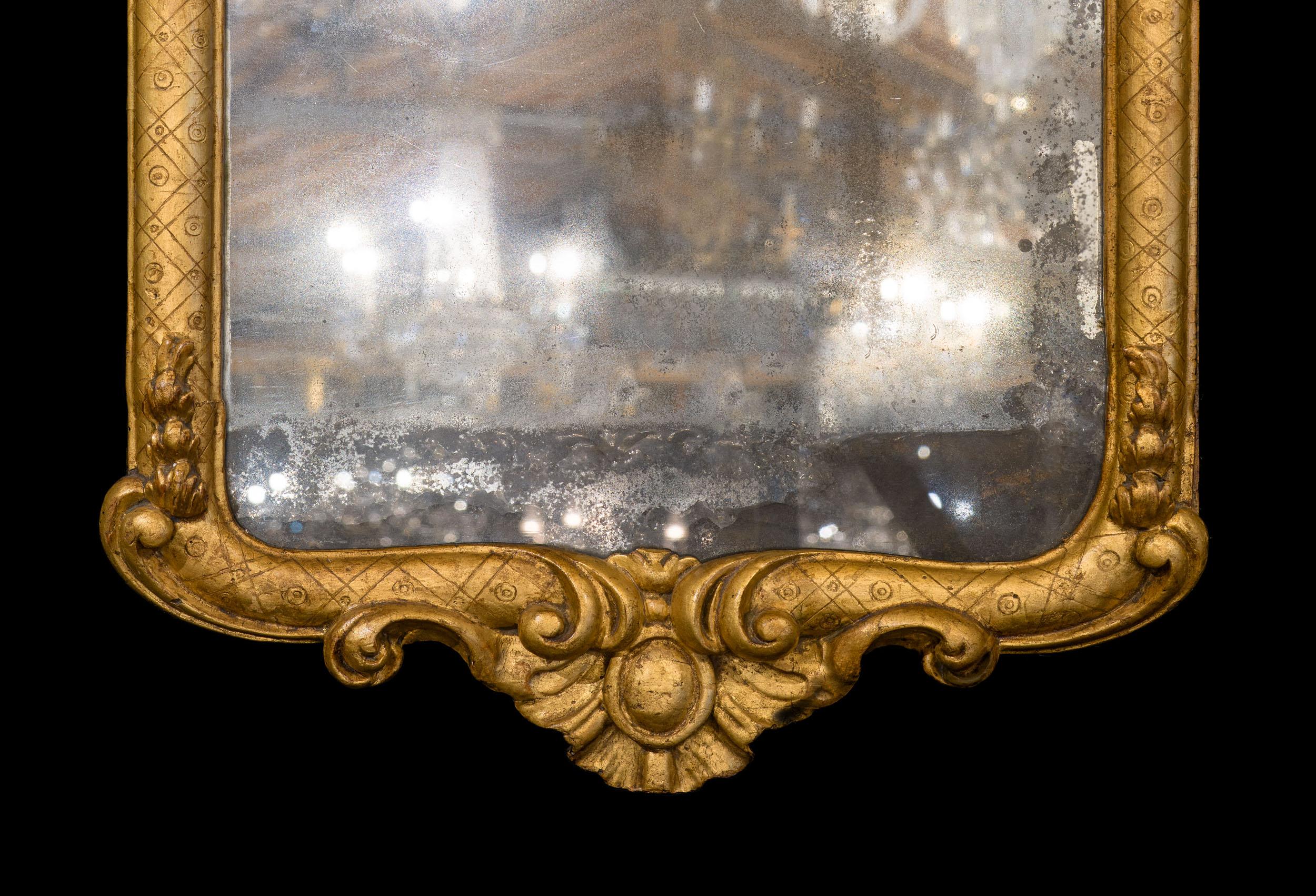 Mid-18th Century 18th Century French Wall Mirror For Sale