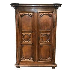 Antique 18th Century French Walnut Armoire