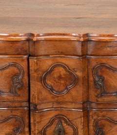 18th Century French Walnut Commode Cupboard