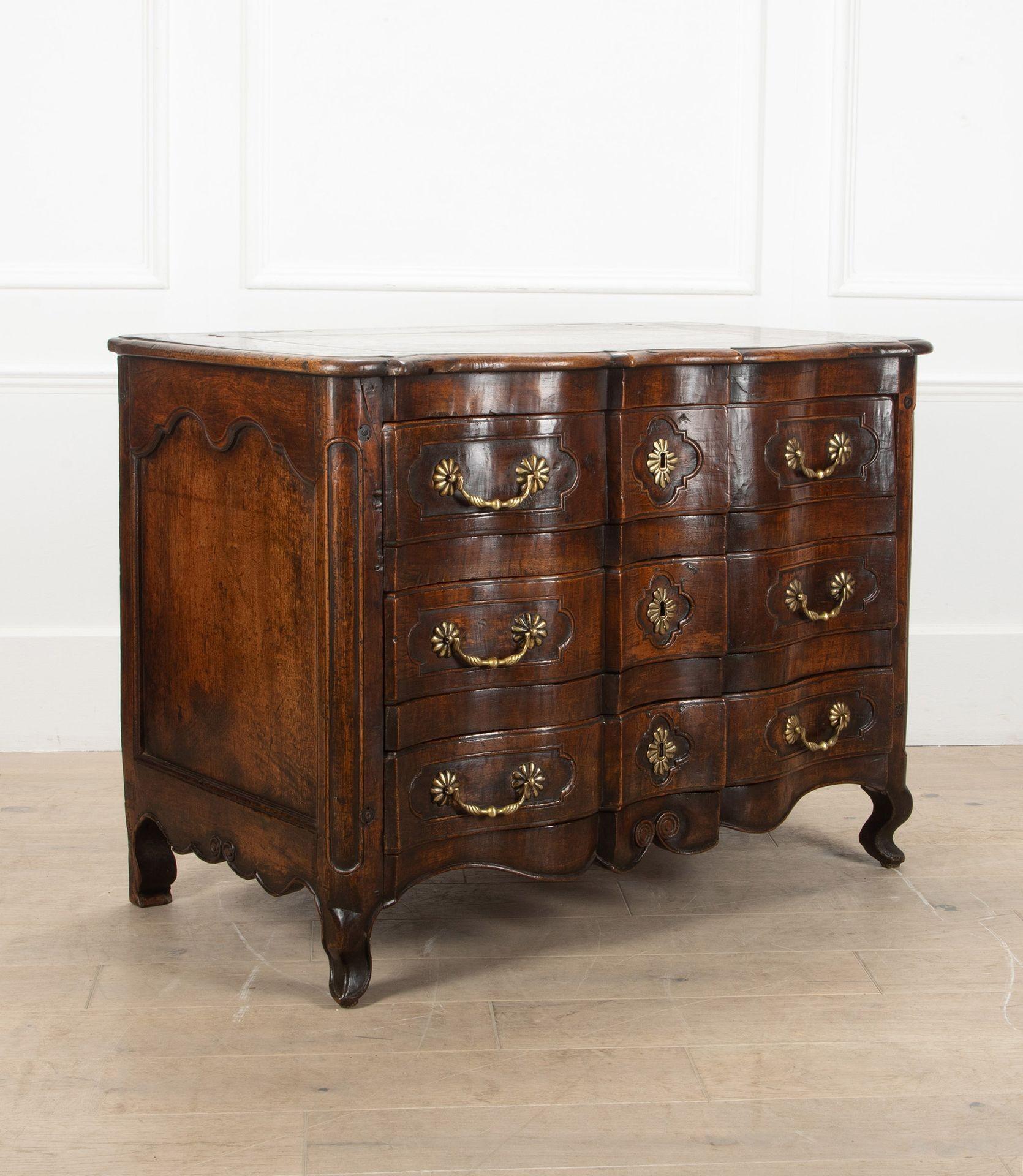 Louis XIV 18th Century French Walnut Commode For Sale