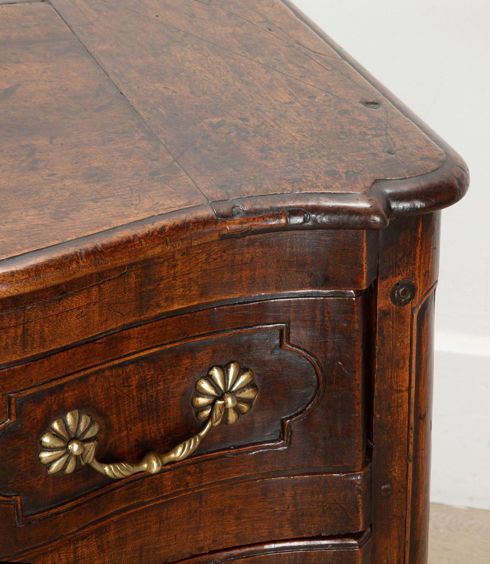 18th Century French Walnut Commode For Sale 3
