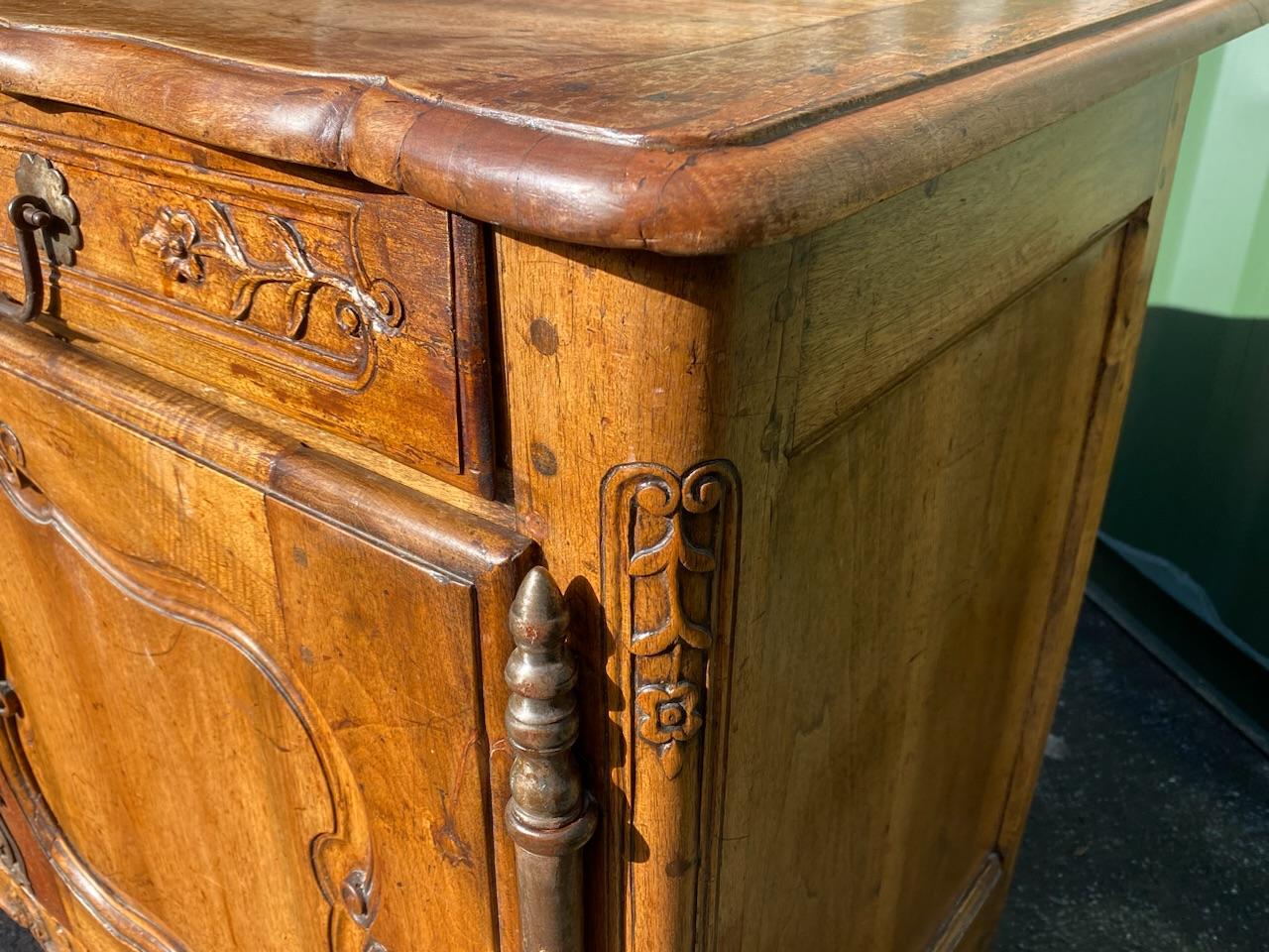 18th Century French Walnut Cupboard Buffet 7