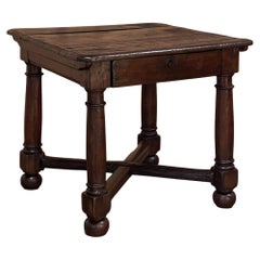 Antique 18th Century French Walnut End Table