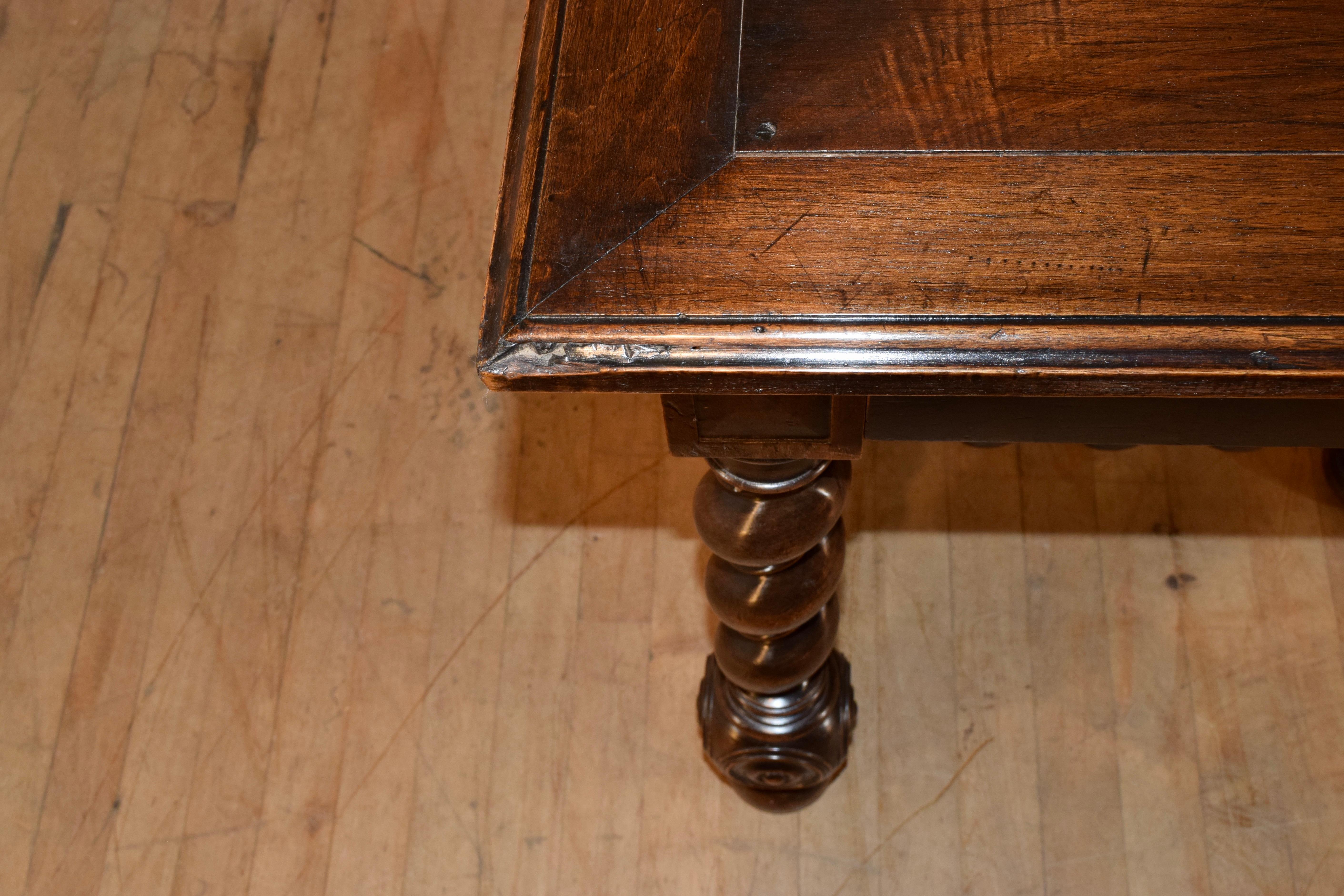 18th Century French Walnut Library Table For Sale 2